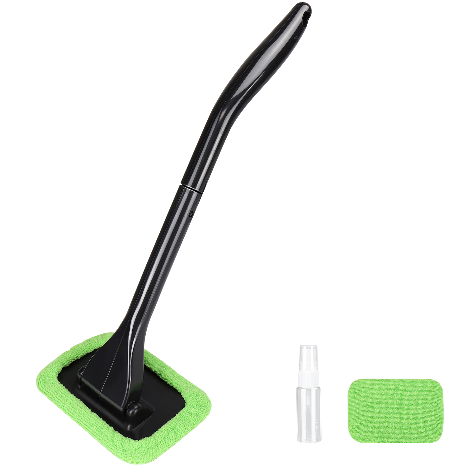Fdit Microfiber Car Window Tool Windshield Cleaner Wand Tool with  Telescopic and Extendable Handle Auto Inside Glass Wiper Kit