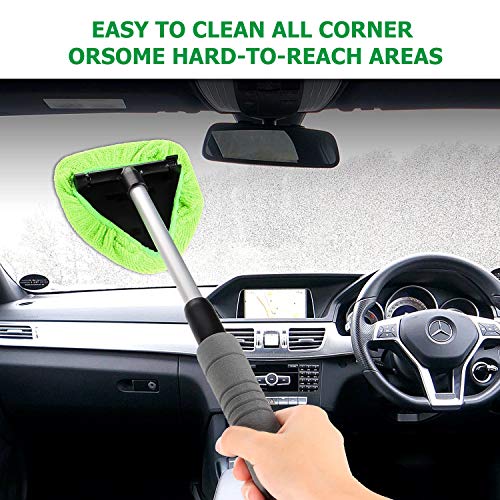 Microfiber Windshield Clean Auto Car Wiper Cleaner Window Glass Brush Tool W1D4 
