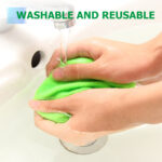 XINDELL Window Cleaning Kit with Extendable Handle & 4 Microfiber Pads -19inch - Image 9