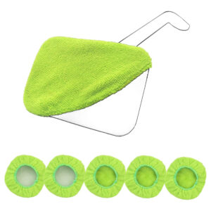 XINDELL 5 Pack Microfiber Pads – Replacement Heads Cover for Xindell Windshield Cleaner Tools