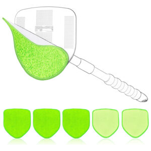 XINDELL 5 Pack Velcro Microfiber Pads – 5.7 inch Replacement Heads Cover for Xindell EasyPivot Windshield Cleaner Tools